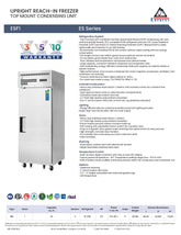 Everest ESF1,  29 1/4" 1 Door Freezer
